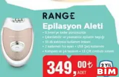 RANGE EPİLASYON ALETİ RANGE EPİLASYON ALETİ